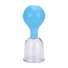 Ventosas de silicone com ponta a vácuo para terapia facial, kit profissional de massagem terapêutica com material de vidro e controle preciso de