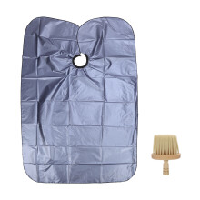 Hair Cutting Accessories Waterproof Salon Barber Cape Fine Stitching Long Front Short Back Design Soft Lightweight Material Reusable Easy To Clean