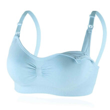 Quick Access Nursing Clasps Maternity Bra for Postpartum, One Hand Clasp Design Breastfeeding Bra with Comfort Nursing Support Wireless Full Coverage