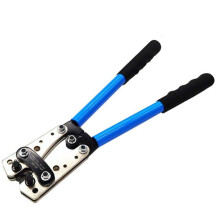 Wire Crimper with Precise Dies and Ergonomically Designed Long Grip Handles, Heavy Duty Crimper for 10-1/0 AWG Copper Lugs, Non-Slip Rubber Coated