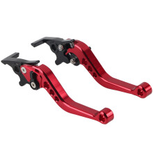 Universal Fit Motorcycle Brake Levers, Sturdy and Durable Aluminum Alloy Design, Good Brake Performance with Precision Pivot Hole, Increase Riding