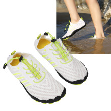 Weißes Damen-Schnell trocknende Wasserschuhe Größe 38 für Strand, Pool & Wandern