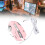Wired Gaming Mouse USB Optical 3600 DPI RGB Backlight Silent 6 Buttons 16