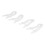 4PCS White Adjustable Bed Sheet Fasteners, Mattress Clips, 25-40cm 8