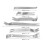 6pcs Metal Trim Removal Tools for Car Dashboard Interior Panel Disassembly 3