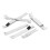6pcs Metal Trim Removal Tools for Car Dashboard Interior Panel Disassembly 14
