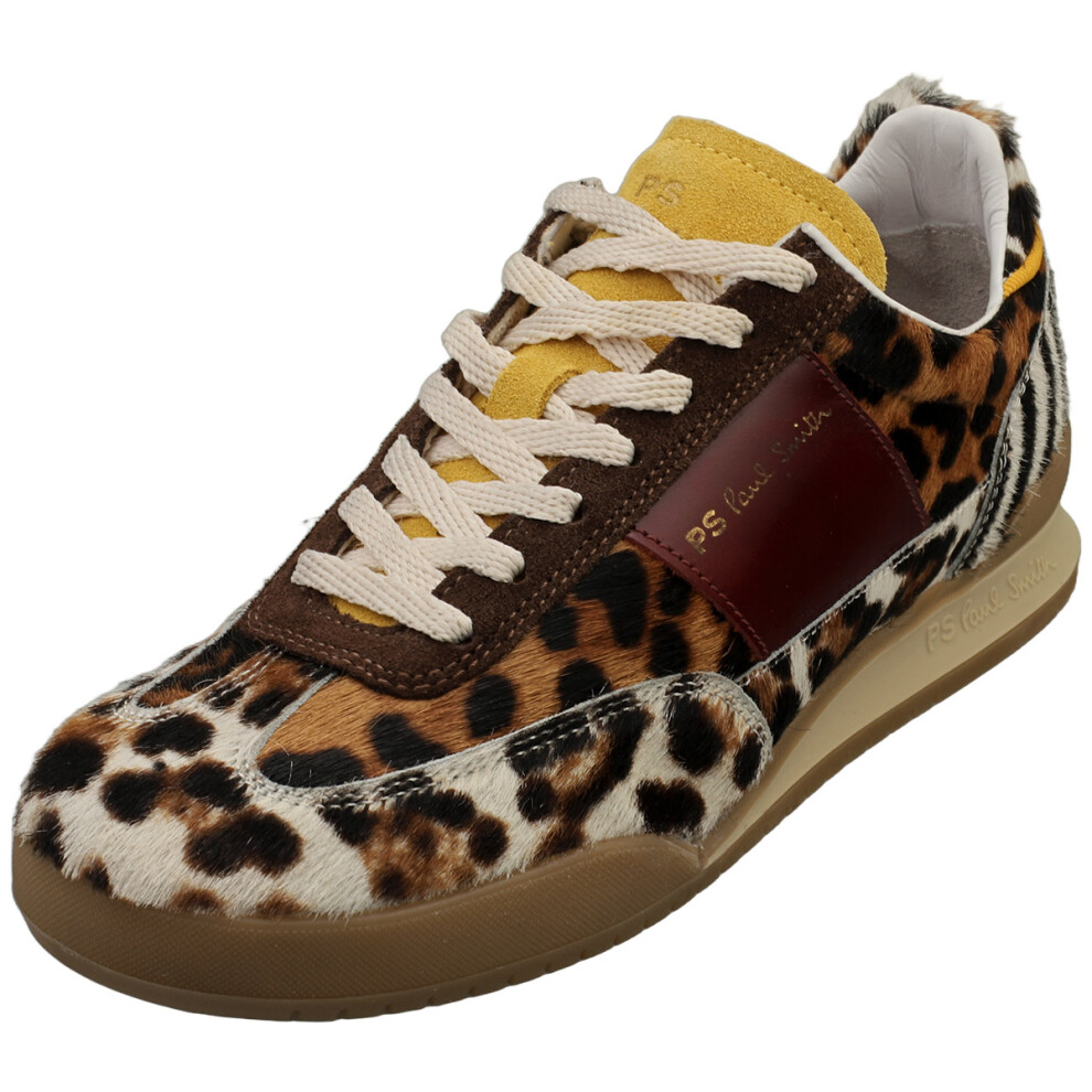 Paul Smith Dover Womens Fashion Trainers In Animal Print - 8 Uk