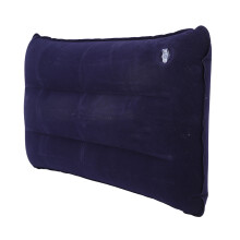 Oreiller gonflable en PVC pour camping, randonnée et trekking, bleu navy, 440x270mm