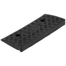 5cm PP Plastic Threshold Ramp for Cars & Loading Docks - Non-Slip Black