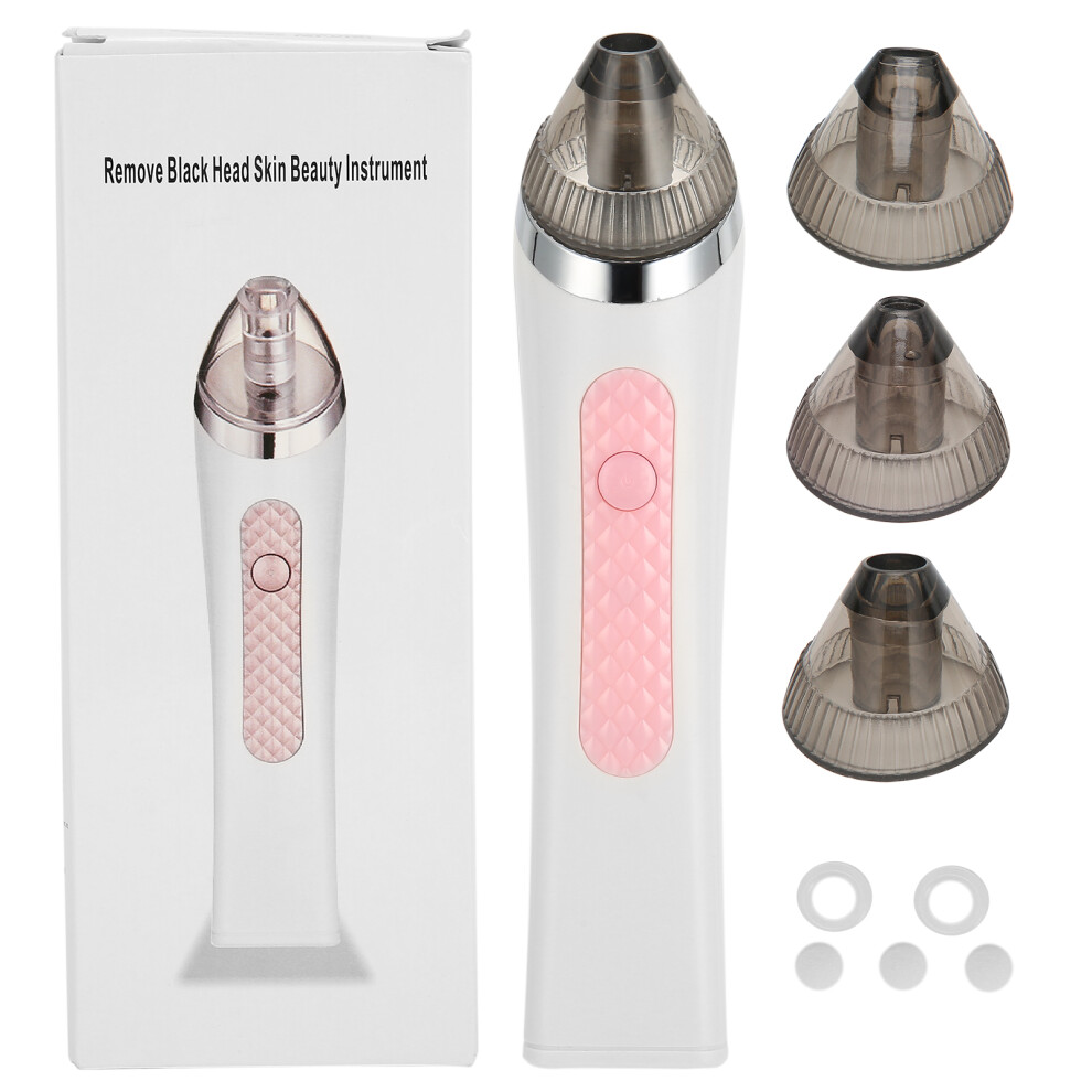 Facial Care Tool for Shrinking Pores, Uses Vacuum Negative Pressure Pore Cleaning Technology, Includes 4 Different Heads for Various Skin Types