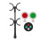 Δοκιμαστικό αναδιπλούμενο όργανο οπτομετρίας φακού, οπτικό αναδιπλούμενο για 1
