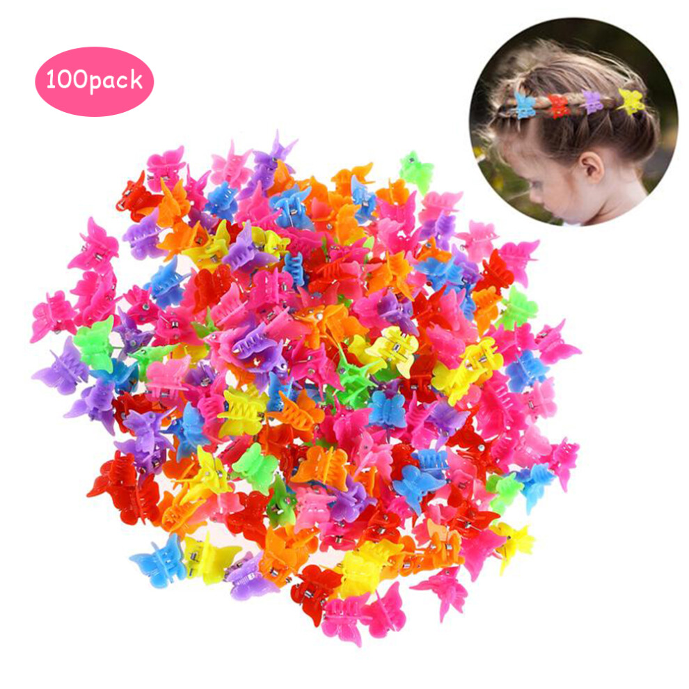 No Slip Grips, Butterfly Hair Clips With Interlocking Teeth And Quality Springs For Everyday Wear, Durable Plastic Material In Assorted Color