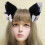 Μαλακό και ρεαλιστικό υλικό για Anime Cosplay, χαριτωμένα αυτιά γάτας με ελαστική 5