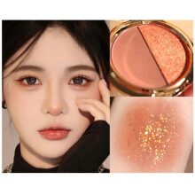 Sombra em Pó Buttery Mattes Silky Shimmers, Duas Cores, Matte, Brilhante e Metálica, À Prova D'Água e Durável, Kit de Viagem de Longa Duração,