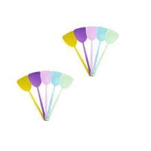 Fly Swatter Featuring Grid Design and Extended Reach Handle, Eco-Friendly Plastic Construction for Safe Indoor Use, Flexible Durable Build with Cute