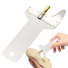 Stainless Steel Noodle Cutter with NonStick Blade, Manual Pasta Cutting Tool for Homemade Use