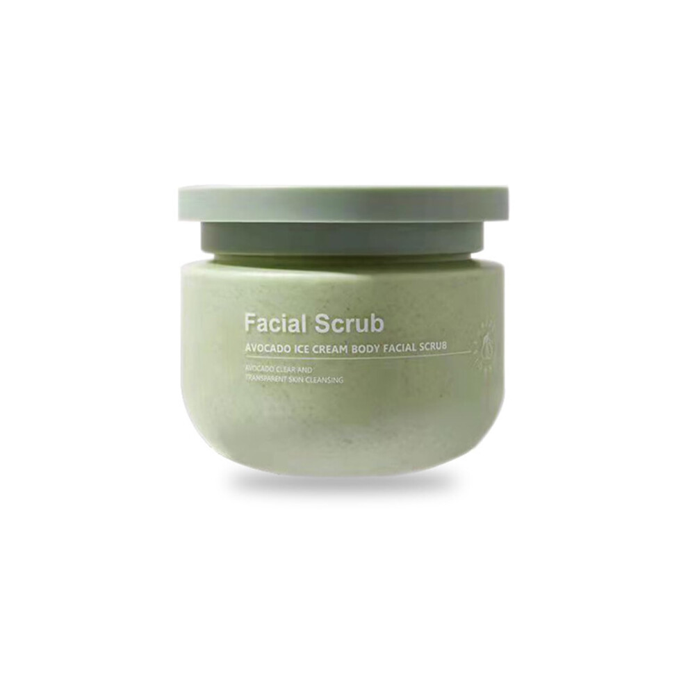 Exfoliating Scrub Cream 250g For Women And Girls Deep Cleansing Brightens Skin Tone Green