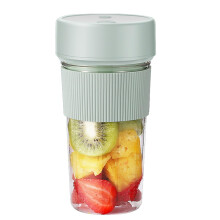 Portable Electric Juicer Cup USB Rechargeable 350ml Mini Blender with Straw for Travel Home Office 18000RPM