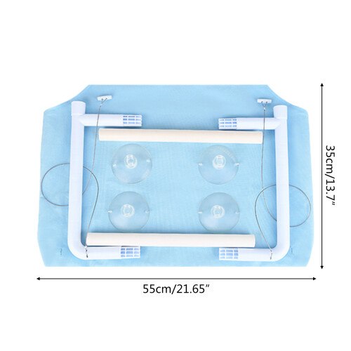 Suction Cup Cat Hammock Window Cat Hanging Bed Window Cat-Black 2