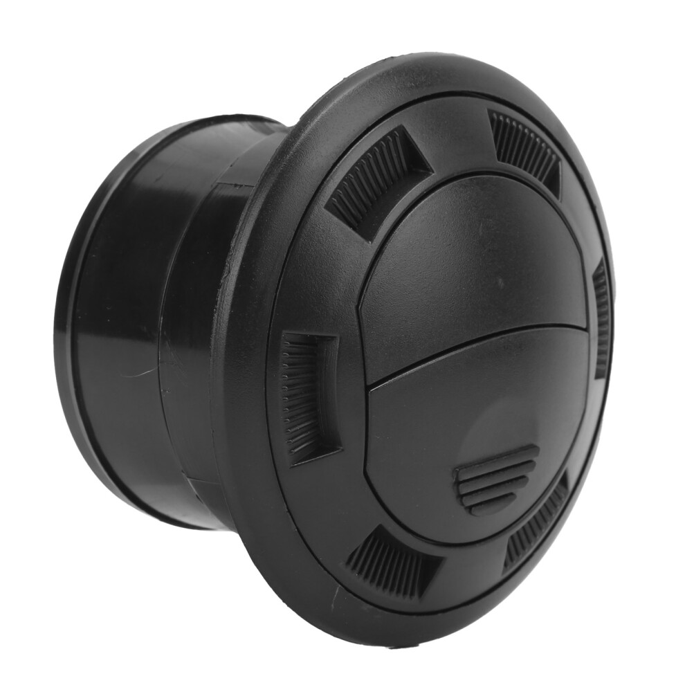 75Mm Air Conditioning Vent Deflector Round Barcode For Dashboard Bus Rv Black 4921377948954