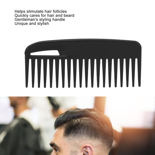 Multifunctional Wide Tooth Plastic Beard Comb for Travel & Office 2