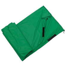 24ft Green and White Solar Pool Cover Blanket with Reel, Energy Saving Heat Retention