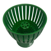 Pond Skimmer Basket 90mm Green Easy Install 2 in 1 Fish Pond Filter Debris Leaf Collector