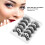 Ψεύτικες βλεφαρίδες Wispy Mink Eye Lash Fluffy Wispies Βλεφαρίδες με φυσική εμφάνιση, απαλές και 7
