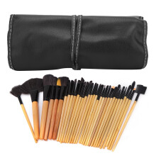 Ensemble de pinceaux de maquillage non testés sur les animaux, poils synthétiques doux pour une adhérence optimale de la poudre, design