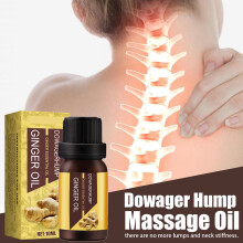 Ginger Grape Massage Oil, Organic Formula For Shiatsu Deep Massage, Reduces Swelling Unblocks Lymph, Anti-Inflammatory For Professional Therapists,
