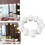 Makeup Light with LED Bulbs Dimmable Vanity Mirror Dressing Table Light USB Powered Touch Sensitive Controls 33cm Spacing Slimline Design for Bedroom 6