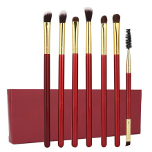 Make-up-Pinselset, 7-teilig, tragbar, mit vielseitigen Pinseln für professionelles Auftragen, robuster Verarbeitung und weichen Synthetikborsten