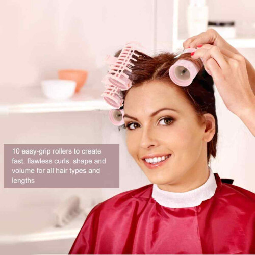 Does Not Damage Hair Electric Curling Rollers, Easy to Operate Rapid Heating Design Professional Heated Rollers Set, Multi-Functional Curling for 2