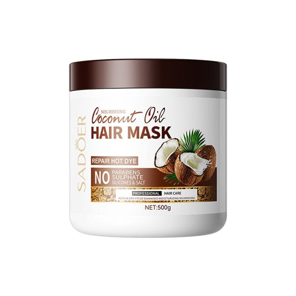 Argan Oil Hair Mask Deep  Keratin Treatment for Dry Damaged Hair 500ml Large Capacity