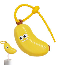 Toothbrush Cover Banana Shaped Portable Travel Case Yellow Compact Travel Case For Kids And Adults