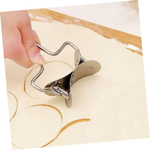 Stainless Steel Dumpling Maker Mold with Wrapper Cutter and Ravioli Dough Press Kitchen Tool 1