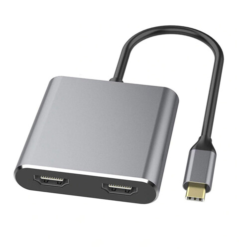 Multiport USB C Hubs With Two HDMI 2.0 Outputs, 4K Resolution Support, Fast Charging For Windows