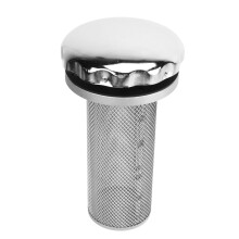 Oil Tank Air Filter with Valve Cover 125μm, Stainless Steel, 600cm²