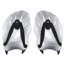 Swimming Paddles Hand Paddles Swim Paddle Power Strength Training Aid Pool Exercise Equipment Silicone Strip Unisex Grey
