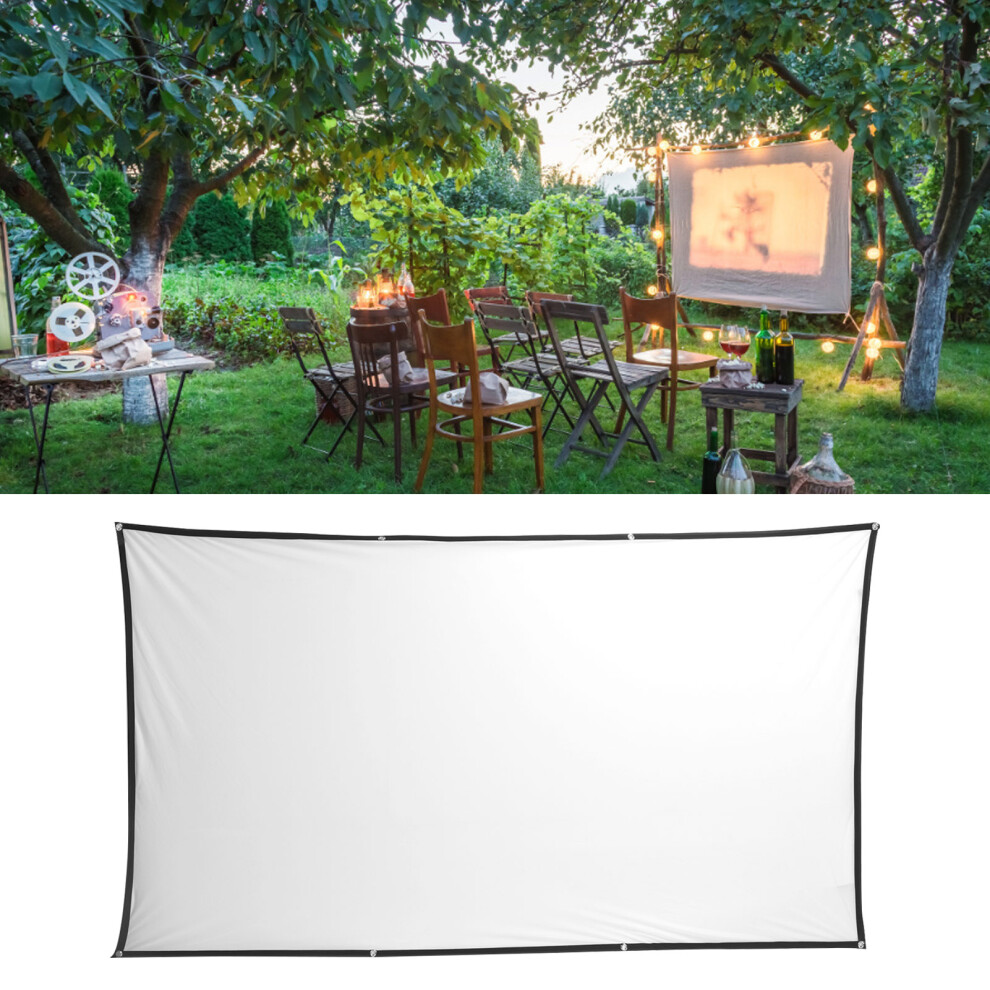 Portable 120Â Projector Screen 16:9 Hd For Home And Office 7891377953364
