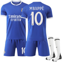 2025-2026 Real Madrid Away Football Kit with Socks No. 10 Mbappe Adult XS