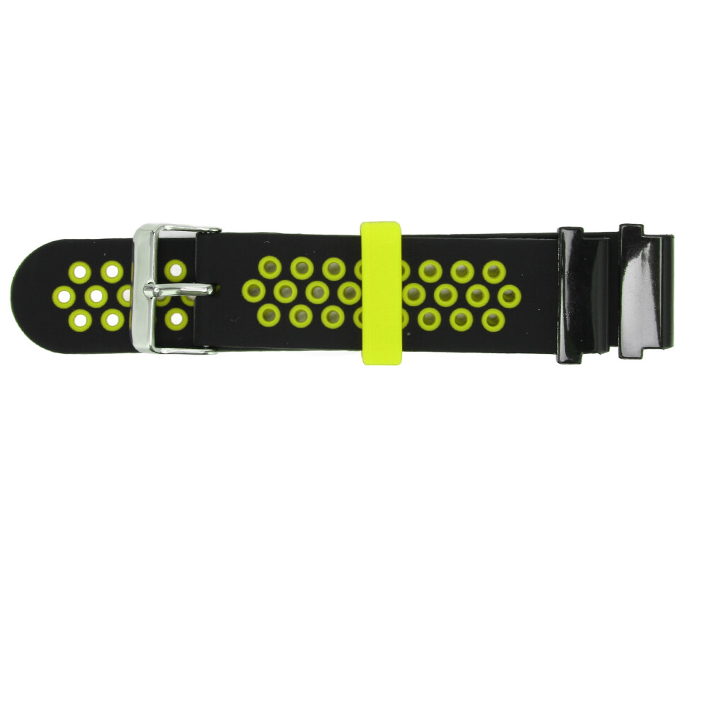 Silicone Quick Release Sport Watch Band 22Mm Black Green For Amazfit Falcon Green,Black 8401381669763