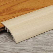 Floor Transition Strip PVC Door Threshold Ramp Easy Height Transition Wood Grain 40in 55mm