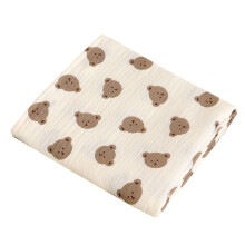 Baby Blanket Cotton Bath Towel Breathable Stroller Cover For Boys And Girls  Absorbent Wrap Blanket MultiColor