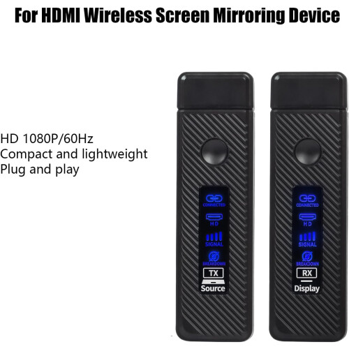 Wireless Transmitter Receiver Wireless Video Streaming Device Transmission System Display Laptops Computers Projectors 2