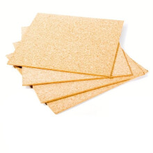 Notice Board Pin Board 30cm Photo Wall Display Board Frameless Cork Board 5mm Thick Square 4pcs