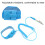 Anti Static ESD Wrist Strap Blue, Safe Static Release, 1.8m Cord 6