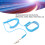 Anti Static ESD Wrist Strap Blue, Safe Static Release, 1.8m Cord 9