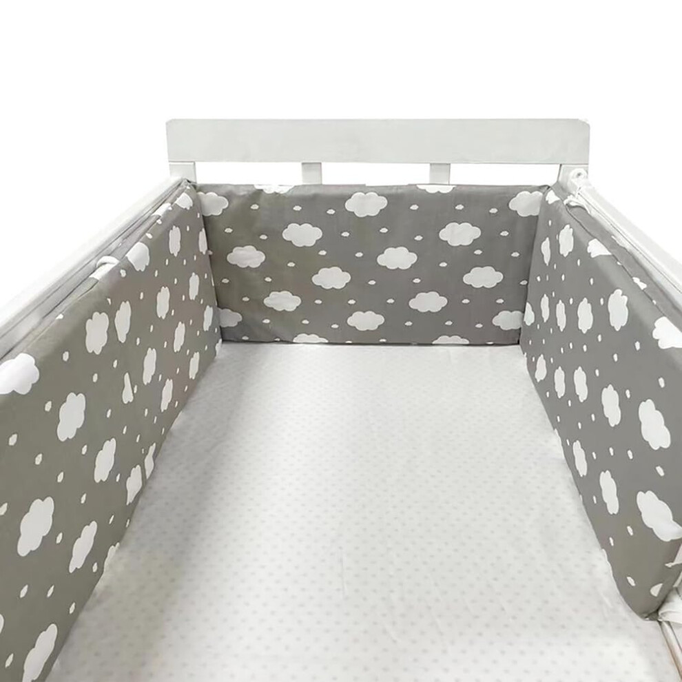 Bed Rail for Toddlers with Soft Breathable Cushion, Universal Bedside Guard Protector 250x30CM
