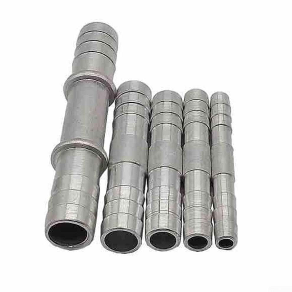 Set Of 5 Aluminum A/C Hose Barb Straight Splice Fittings 817Mm For Automotive Air Conditioning 9199774372626